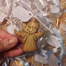 Kit Cortador e Carimbo de Biscoito Anjinho e Divino Espírito Santo - Com puxador | Confeitaria