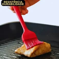 Pincel Culinário de Silicone Profissional Antibacteriano para Cozinha Churrasco e Confeitaria – Nicobem