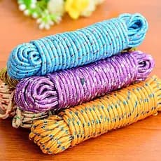 Corda de Varal 15 Metros Multiuso Super Resistente - Importado Nicobem (Multicolor)
