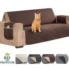 Capa Protetora De Sofá Para Pets 3 LUGARES KING Impermeável e dupla face