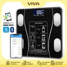 Balança Bioimpedancia Digital Profissional até 180kg Aplicativo Bluetooth APP USB
