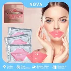 Kit Máscaras Hidratante Labial Boca Com Colágeno Nutrição Para os Lábios com cristal hidratante