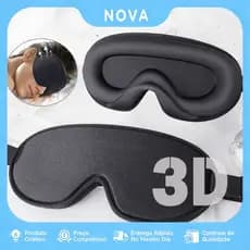 3D Máscara Espuma Confortavel de dormir Com Alça Ajustável Sombra Blackout Zero Pressão Eye para viagem Noturno