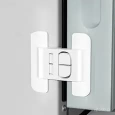 Novo 1 Peça Trava de Segurança para Geladeira Doméstica Trava de Porta de Freezer Trava Multifuncional Protetor