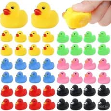 Conjunto de 30/50 peças de patinhos de borracha para banho, mini patinhos em grande quantidade, adequados para festas in