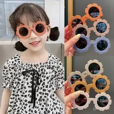 Óculos de Sol Infantis com Proteção UV, Óculos Decorativos e Fofos para Bebês