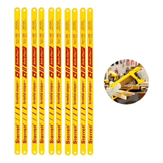 Kit de 20 Lâminas Bimetal para Serra Manual 12" 18 Dentes BS1218 STARRETT