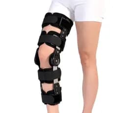 Imobilizador Articulado Suporte Joelho Perna Coxa Panturrilha | Órtese Ajustável LCA Menisco Dor Pós-Cirurgia Knee Brace