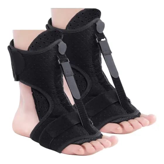 Órtese Noturna Splint Fascite Plantar Bilateral Unissex | Tala Ortopédica Esporão Tendinite Dor Calcanhar Suporte Pé