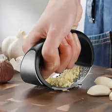 Espremedor Amassador de Alho Inox Manual Resistente Fácil de Usar Cozinha