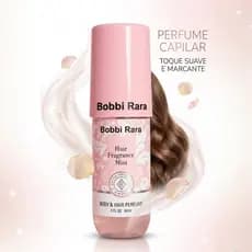 Perfume Corporal e Capilar com Glitter Bobbi Rara 90ml Fragrância Árabe Feminina Brilho e Perfume nos Cabelos