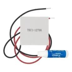 Pastilha Peltier 12V TEC1-12706 + Pasta Térmica para Purificador