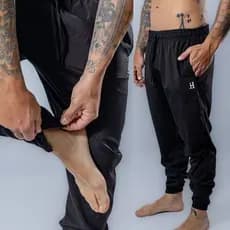 Calça Jogger com Elastano Leve Praticar Esportes