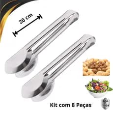Pegadore Universal Aço Inox Premium Para Salada Salgados Doces Utensílio Cozinha Restaurante