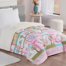 Coberdrom Edredom Grosso Colcha De Solteiro Infantil Menina/ Menino - Inverno