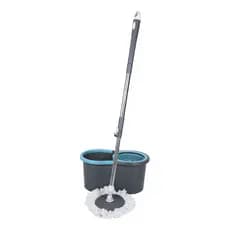 Conjunto Balde Mop Rotatório Slim Cesto de Plástico