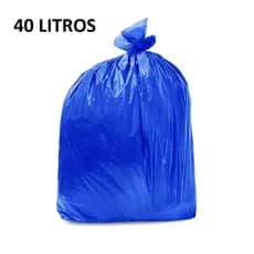 Sacos de Lixo 40L c/ 100 unidades