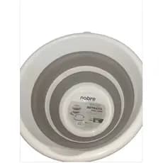 Balde Retrátil Cinza  - 12L