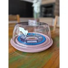 Kit Queijeira Porta Frios Tampa Acrílico