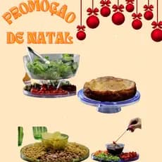 Petisqueira Boleira Saladeira conjunto 5 em 1 multiuso micromax saladeira grande