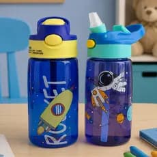 Garrafa Infantil Para Crianças Bico de Silicone Dinossauro Balé