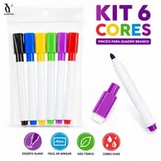 Canetas Para Quadro Branco Com Apagador e Imã 113