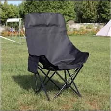 Adjustable Camping Chair Foldable Design with 3 Height Settings Ideal for Outdoor Events Fishing and Garden Use