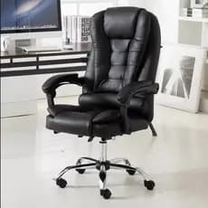 Cadeira de Escritório em Couro Ergonômica Premium para Presidente Executivo-LBY