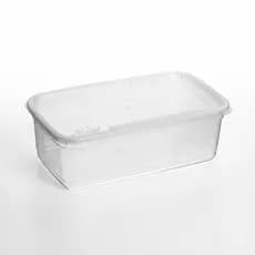 Kit 3 Potes Presídio Transparente 3L Marmita Jumbo Resistente Multiuso Alimentos e Organização