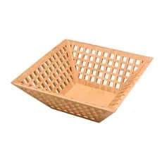 Fruteira Vazada De Bambu Decorativa Organização Mesa Cozinha