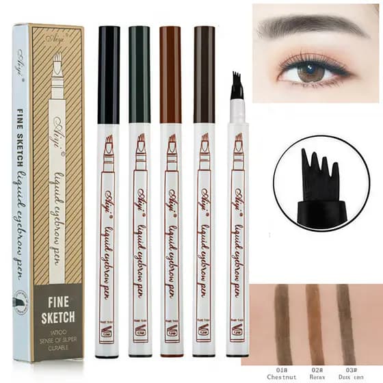 Caneta Lapis Henna Efeito Microblading Sobrancelha