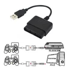 Conversor Adaptador Controle PS2 PS1 Para PS3 PS4 PC