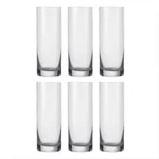 Copos Vidro Jogo Copos Cristal Ecologico 300Ml Wisky Suco Copos Luxo Louças Cozinha
