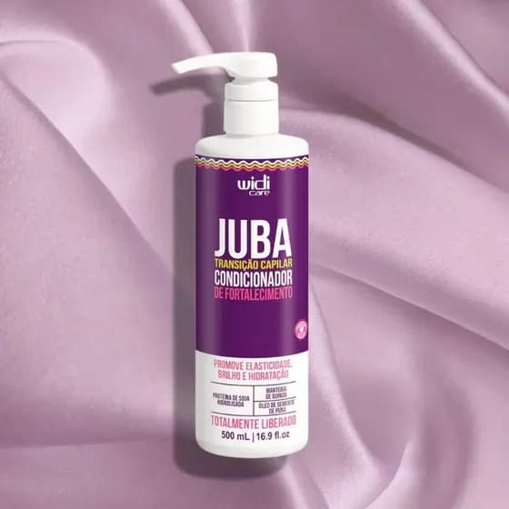 Condicionador - JUBA TRANSIÇÃO CAPILAR - Fotalecimento, Cabelos Cacheados e Crespos - Widi Care 500ml