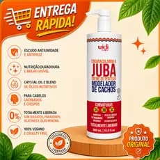 Encaracolando a Juba - Creme de Pentear Modelador de Cachos 500ml – Curvaturas 3A/3B/3C - Widi Care