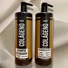 Kit Banho de Colágeno - Shampoo + Máscara - Reconstrução Intensa - Widi Care 1L