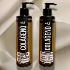 Kit Banho de Colágeno - Shampoo + Tratamento em Creme - Reconstrução e Hidratação - Widi Care