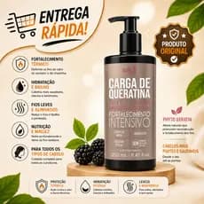 Máscara Reconstrutora Carga de Queratina Phyto Keratin - Widi Care 250ml