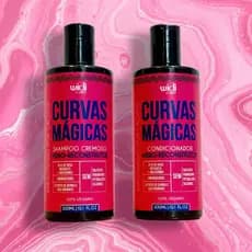Kit Shampoo e Condicionador - CURVAS MÁGICAS - Hidro Reconstrutor - Widi Care 300ml