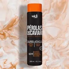 Shampoo Pérolas de Caviar - Hidratante, Antifrizz, Sem Sulfatos, Parabenos, Petrolatos e Silicones - Widi Care 300ml