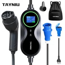 TAYNIU Kit Carregador para Carros Elétricos 7KW com Adaptador 7KW para 3.5KW