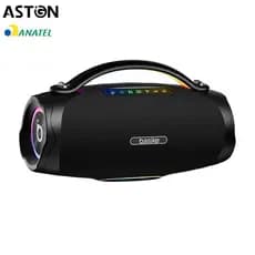 Astgn X Basike Caixa de Som Bluetooth 200 W RMS, Bass Boost, IPX6, Bateria 20.000 mAh e Luzes RGB
