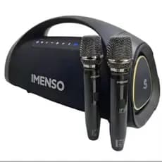 Caixa De Som bluetoooth grande Imenso X73 P' Água 30000mah Ipx6 C/2 Microfone Preto