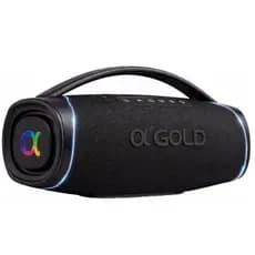 Caixa De Som grande Portatil A'gold Sm46 300w Super Potente (kd889) Preto