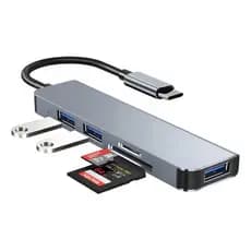 Hub Usb C 7 Portas Usb 3.0 Extensor Adaptador Tipo C