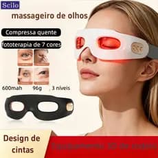 Dispositivo De Terapia De Luz Vermelha Para Olhos Quentes Com Microcurren , Bolsas Os E Rugas Recarregável De Tratamento