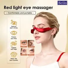 2026novo 2.0 Chapeamento De Prata 3D Massageador De Olhos Com Luz Vermelha Alivia A Bolsa Para Os , As Rugas Dos Olheira