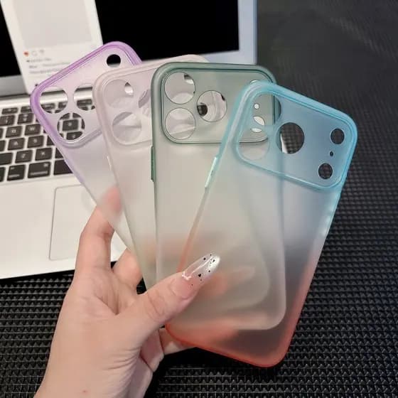 Nova Capa De Telefone Fosca Ultrafina Adequada Para iPhone 17 Pro Max , 11-17 Série soft shell Com Furos De Precisão Pro