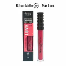 BATOM LÍQUIDO MAX LOVE 24H • Conforto + Hidratação • Cores 716–721