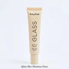 Primer Facial Ruby Rose Glass HD Smooth Blur – Efeito Blur Minimiza Poros